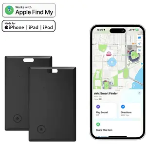 Smart Wallet iOS APP Compatible, Wallet Tracker Card, Track Your Wallet & Items, Ideal for Lost Finds, Secure Storage Solution, Designed for iPhone Users