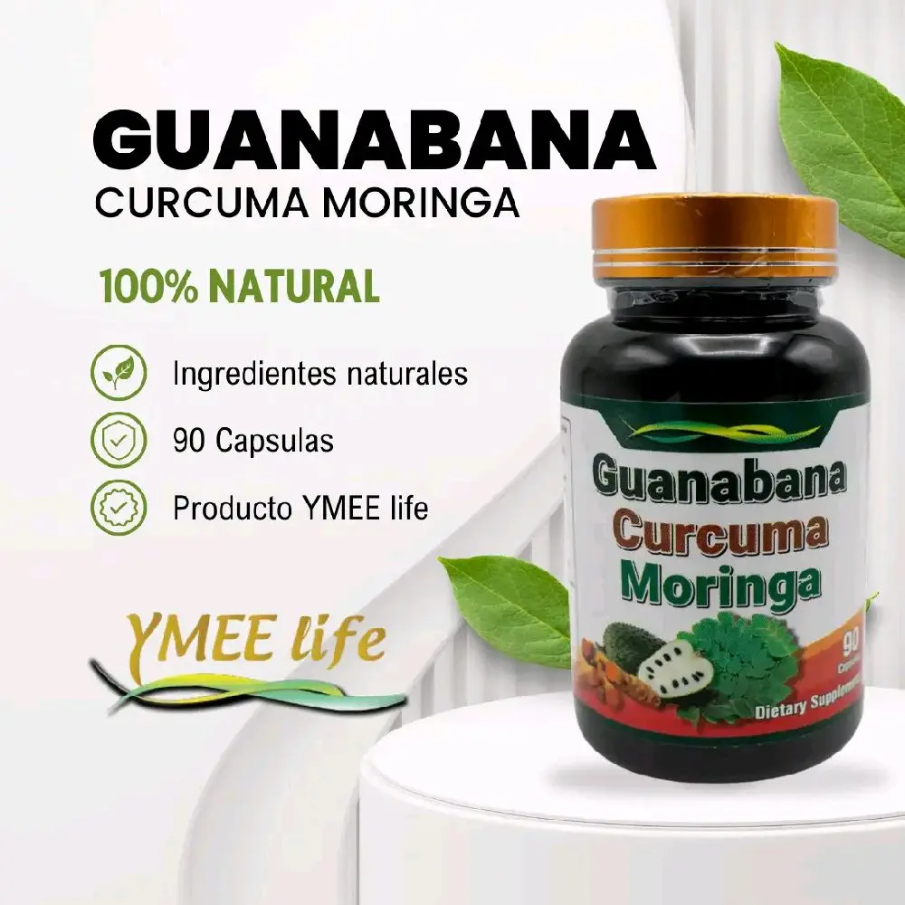 El Colibri Premium Vegan Dietary Supplement Capsules - 90 Capsules with Guanabana, Curcuma, Moringa Natural Healthcare Support, Capsule