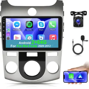 Android Radio for【KIA Forte 2009 2010 2011 2012 】with Wireless Carplay&Android Auto 9 Inch Touch Screen Car Stereo Hi-Fi/WiFi/SCW + AHD Backup Camera