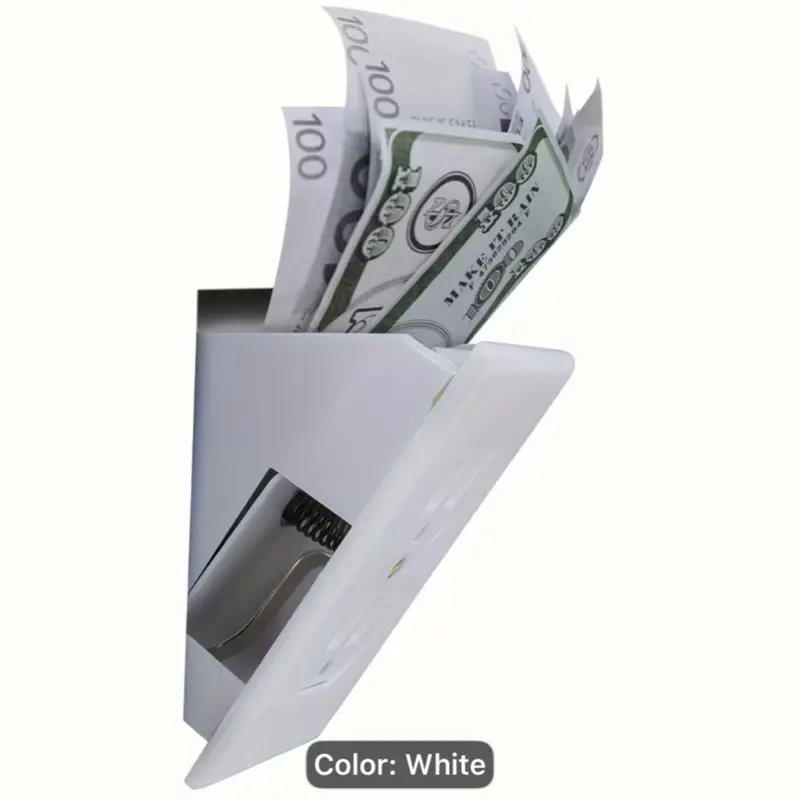 Hidden outlet storage