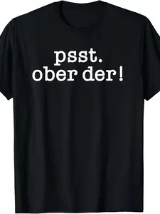 Retro Filipino Pun T-Shirt - Tagalog Humor Psst Upper Joke, Pinoy Pinay Puns, Machine Washable Round Neck Tee Suitable for - Casual Wear & Filipino-Themed Gifts