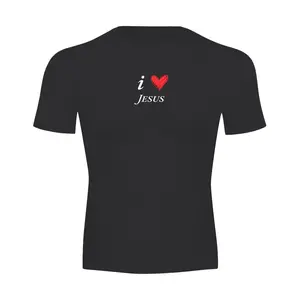 I Love Jesus Black Compression Shirt