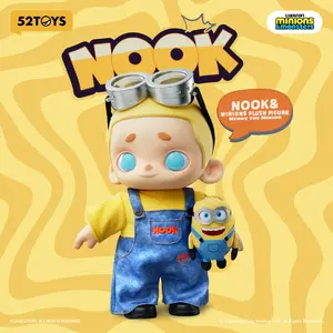 52TOYS NOOK & MINIONS Plush Figure — Henry the Minion Kawaii Creative Gift Room Decor Desktop Decoration Gift for  Birthday Party