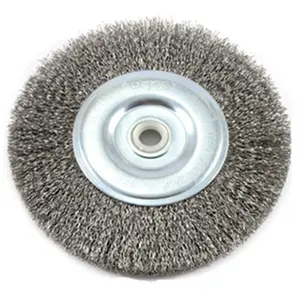 212 MAIN Arbor Mount Coarse Grade Wire Wheel Brush, 6 x .012 in. Wire Bristles, Burr Removal Tool for Reptile & Amphibian Pet Cleaning Supplies