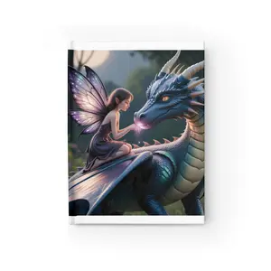 Fairy and Dragon Illustration Journal | Fantasy Notebook