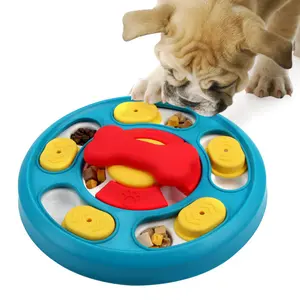 New Pet Turntable Treat Toy, Interactive IQ Training for Dogs