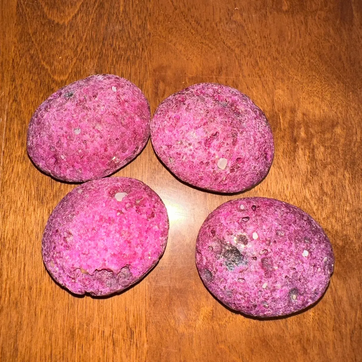 Ruby Crystal palm stones
