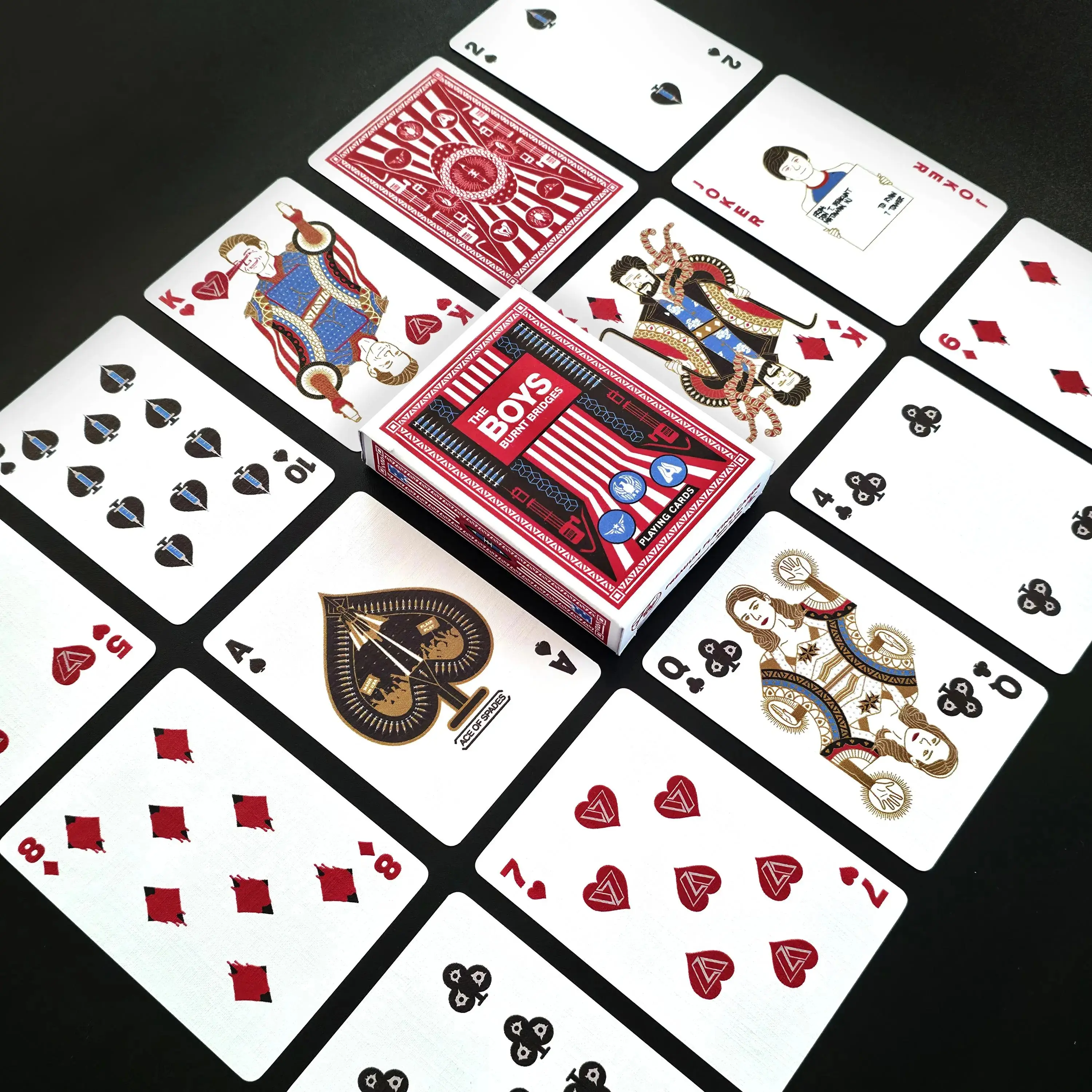 Vought Confidential Playing Cards, The Boys TV Inspired 54-Card Poker Deck, Homelander Collector Gift