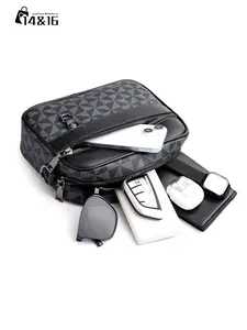 New Fashion Casual Shoulder Crossbody Bag, Men's Daily Commute Backpack, Horizontal Phone Storage Small Bag, Stylish and Practical