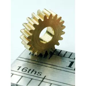 Northwest Short Line 11720-6 Worm Gear - Brass 3.0mm Bore (.118") -- 20 Teeth, 0.306 Outside Diameter, All Scales