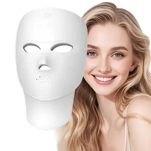 2027 New Face Neck Light Therapy Mask, 7 Color Nir LED, Rechargeable Ergonomic Design, Facial Care Mask, Perfect Holiday Gift, Facial Care Tool