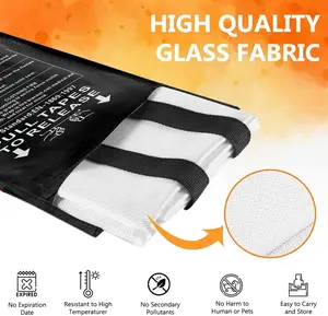 SAFECASTLE Fire Blanket Emergency Survival Kit