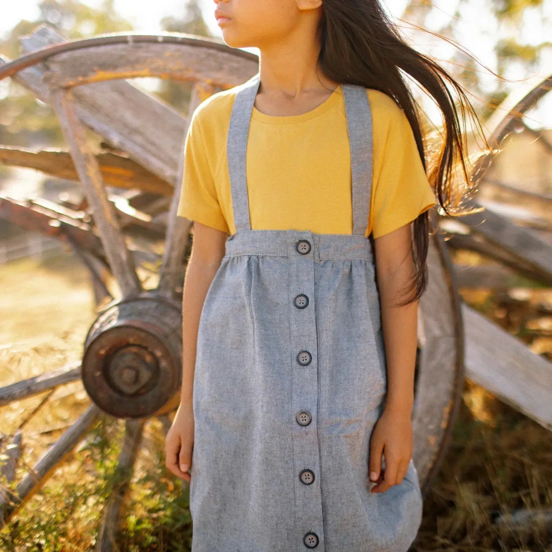 Parker Pinafore Skirt - Pre-loved - Size 6 ♻️