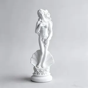 Nordic Venus Goddess Statue Decorative Item, Resin Art Craft for Home Entrance, Living Room, Studio, Sketching Decoration
