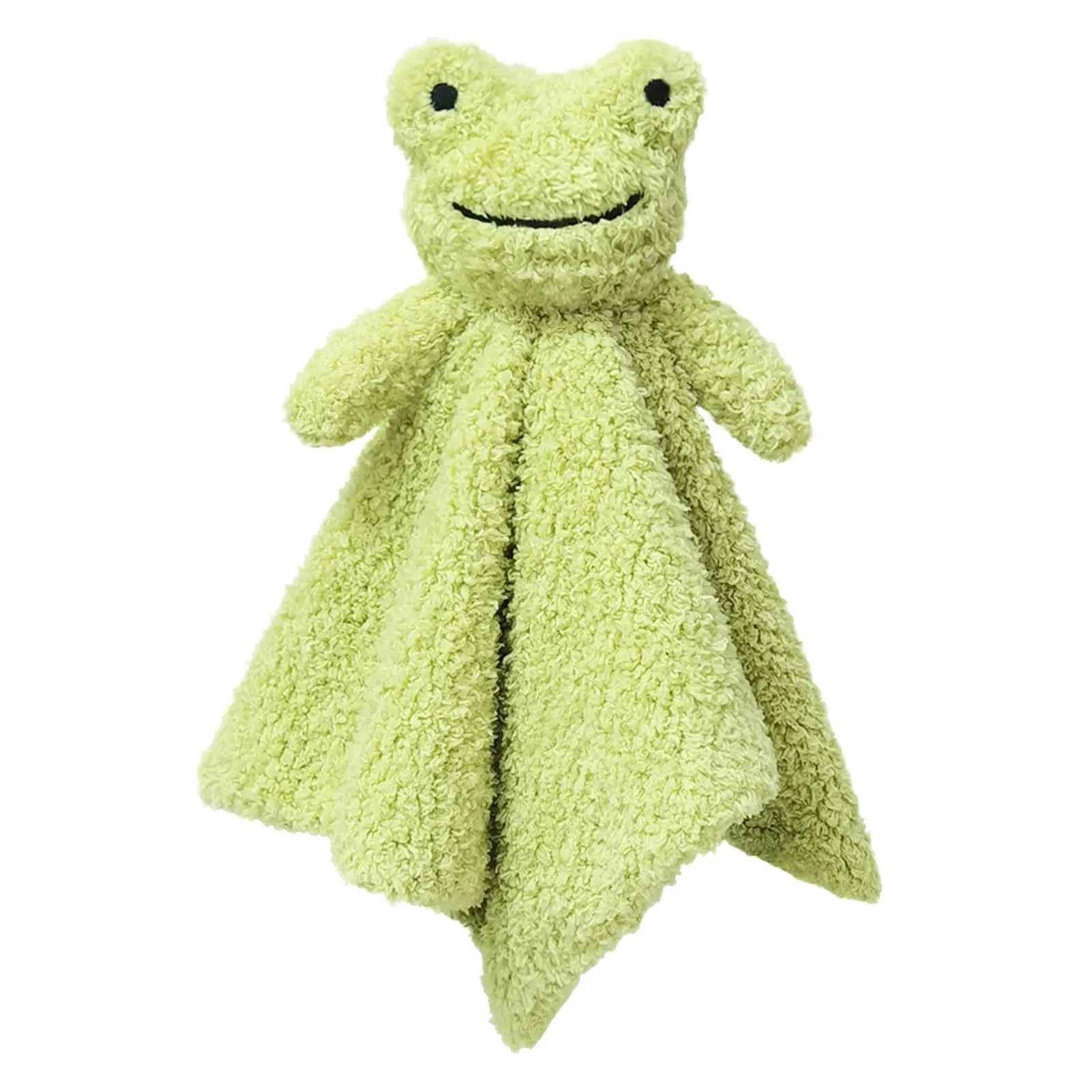 Green Frog Soft Stuffed Animal Security Blanket  Plush Character Lovey Shower/nursery Gift Snuggle Blankie For 14 Inches