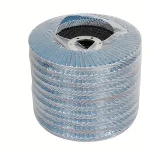 10pcs 5-Inch Fiber Backed Silicon Carbide Flap Discs, Efficient Grinding Wheels for Metal Rust Removal and Finishing, Compatible with Angle Grinders