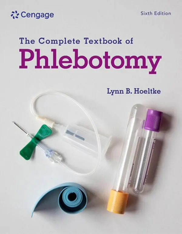 Used English Book - The Complete Textbook of Phlebotomy by Lynn Hoeltke, Softcover, 480 Pages