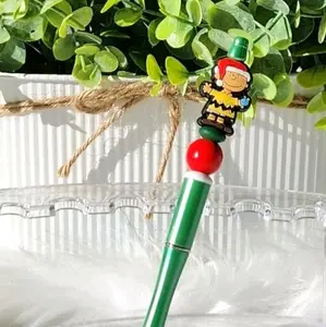 Charlie Brown Christmas Beaded Pen with Refill