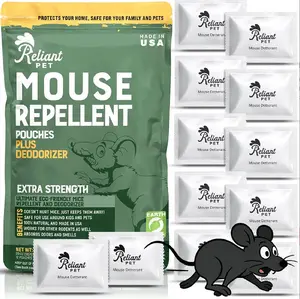 Natural peppermint essential oil repels mice - USA Made Pouches