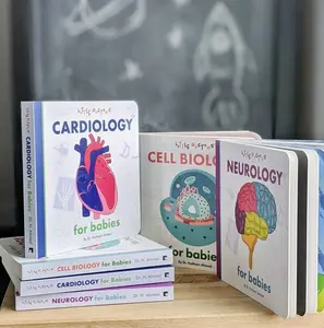 Little Doctors Board Book Set for Babies & Toddlers – Interactive Human Body Science Books for Early Learning, STEM Educational Collection for Ages 0-3