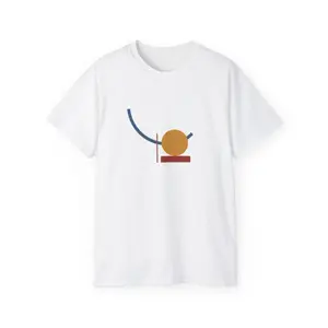 Women's modern art and contemporary graphic design Graphic T-Shirt - Short Sleeve Crew Neck Regular Fit Casual Wear | Soft & Breathable Fabric, Durable Print, Everyday Comfort, Machine Washable, minimalist abstract geometric art casual wear, fashion gift,