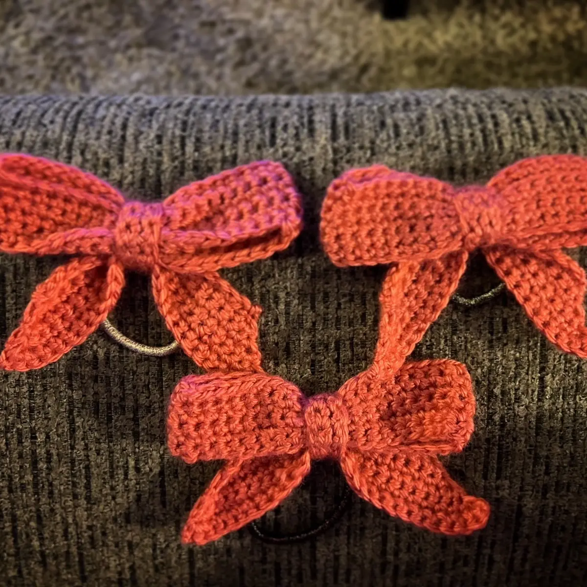 Crochet Hair Bows