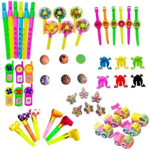 54 Piece Kids Party Favor Bags Filler Toys, 9 Styles Assorted, Classroom Rewards & Prizes, Wholesale Toy Set, Christmas Easter Gift