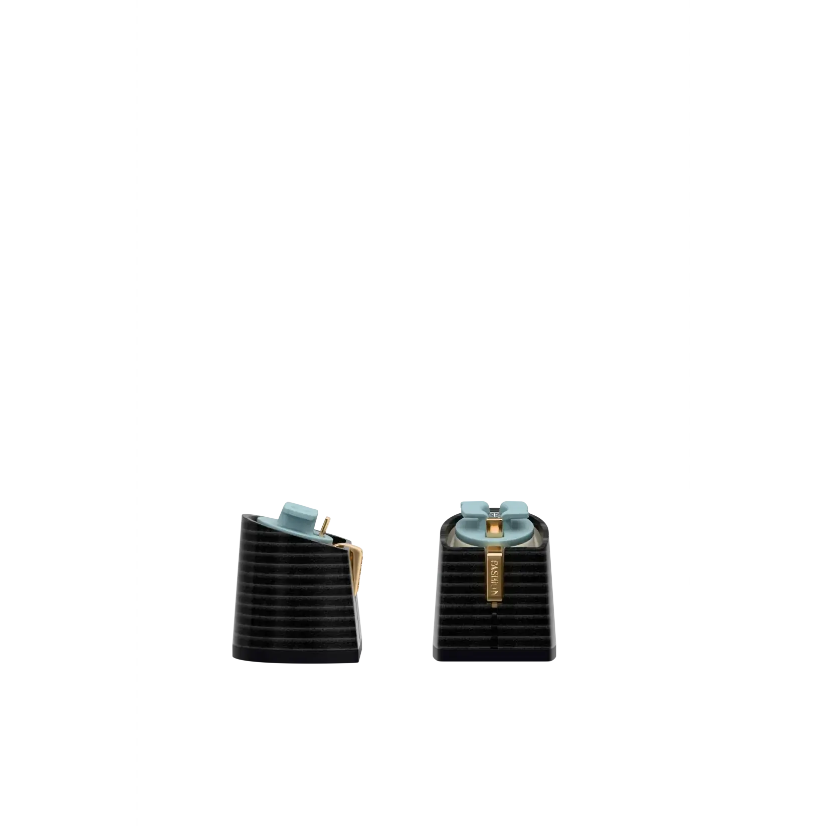 Flare Block Heel Kit 3 Black Wood