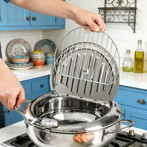 8-in-1 Stainless Steel Fry Pan: More Than Just Fried Chicken!
