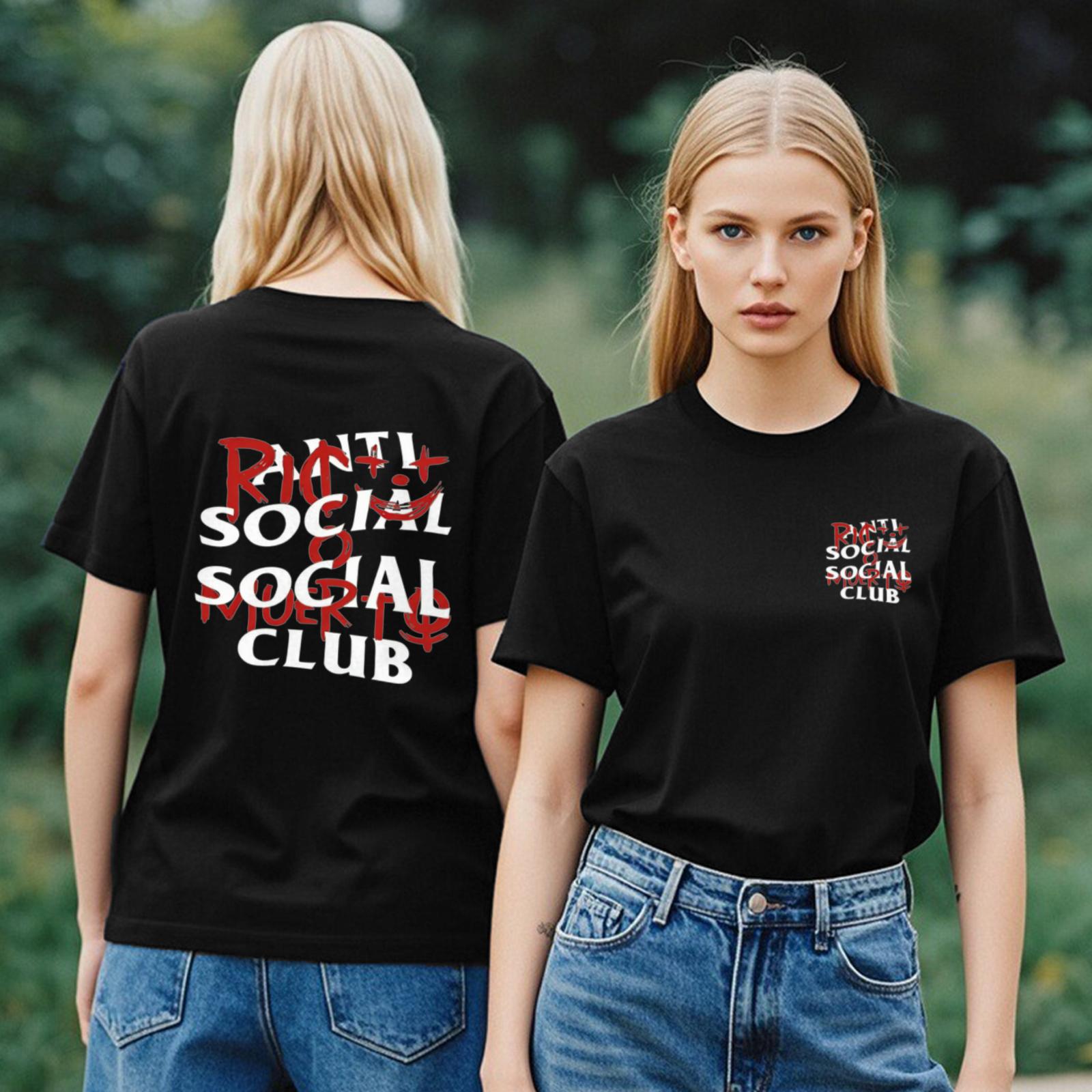 Anti Social Social Club Double-Sided Graphic T-Shirt tees