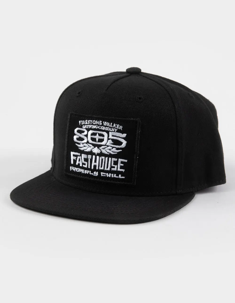 FASTHOUSE  Mens Gravel 805 Snapback Hat, Black
