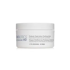 Probiotic Triple Action Clarifying Pads Moisture Skincare Acne Aha Exfoliate Glycolic Lactic Salicylic Skin Repair