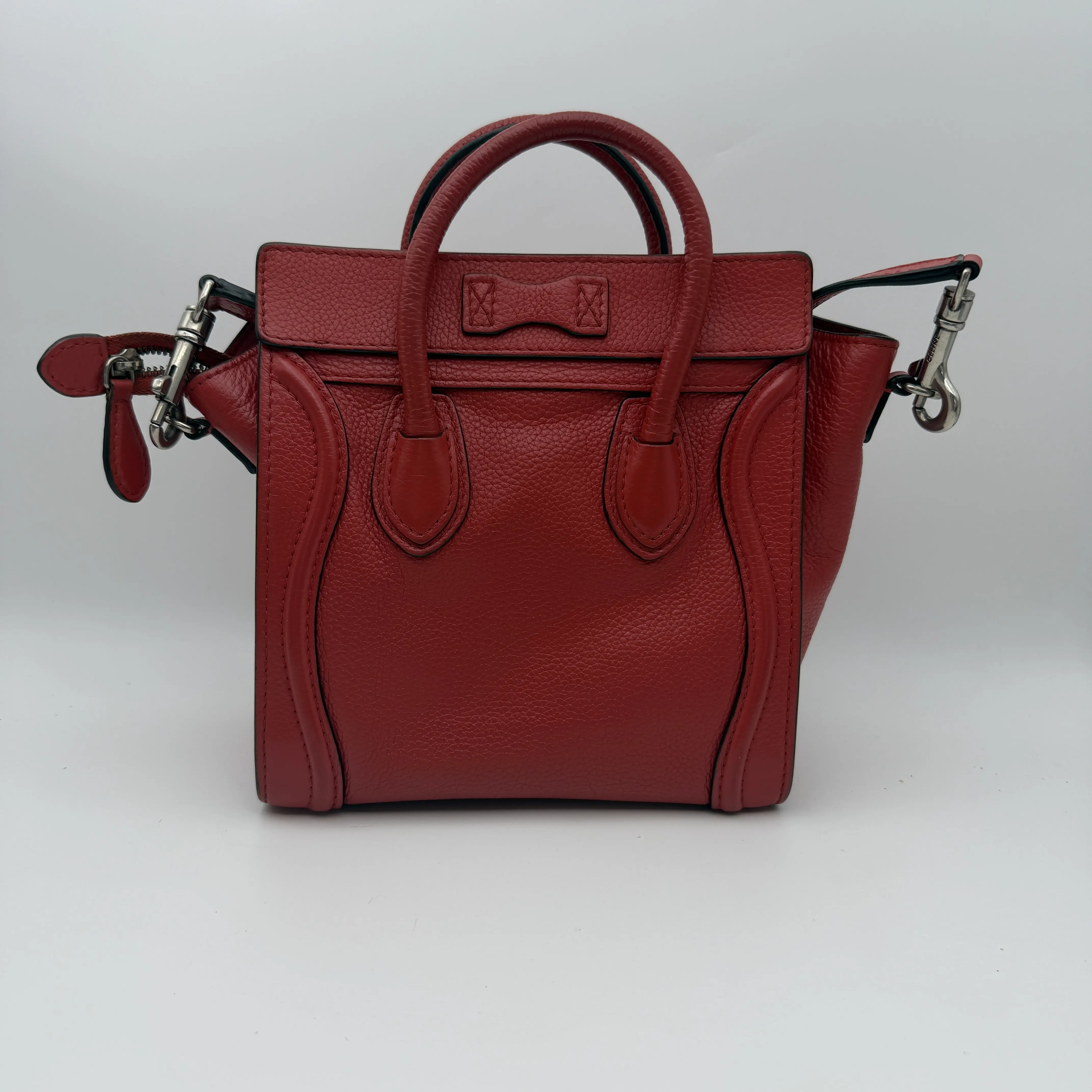 Pre-owned Celine red Céline Luggage bag
