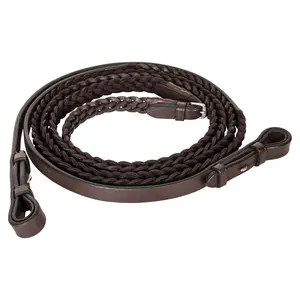 Pinnacle X-Long Plaited Reins 5/8 x 64