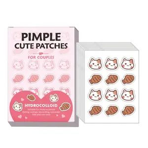 Cartoon Cat & Fish Shaped Acne Patch, 120pcs/box Hydrocolloid Acne Patches for Face, Zit Patch, Skin Care Product for Women & Men,  Hydrocolloid Patches