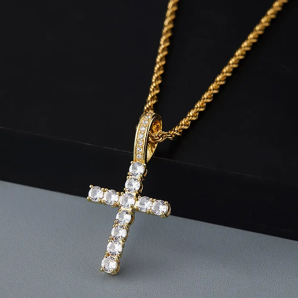 Gold cross+20inch stainless steel Fried