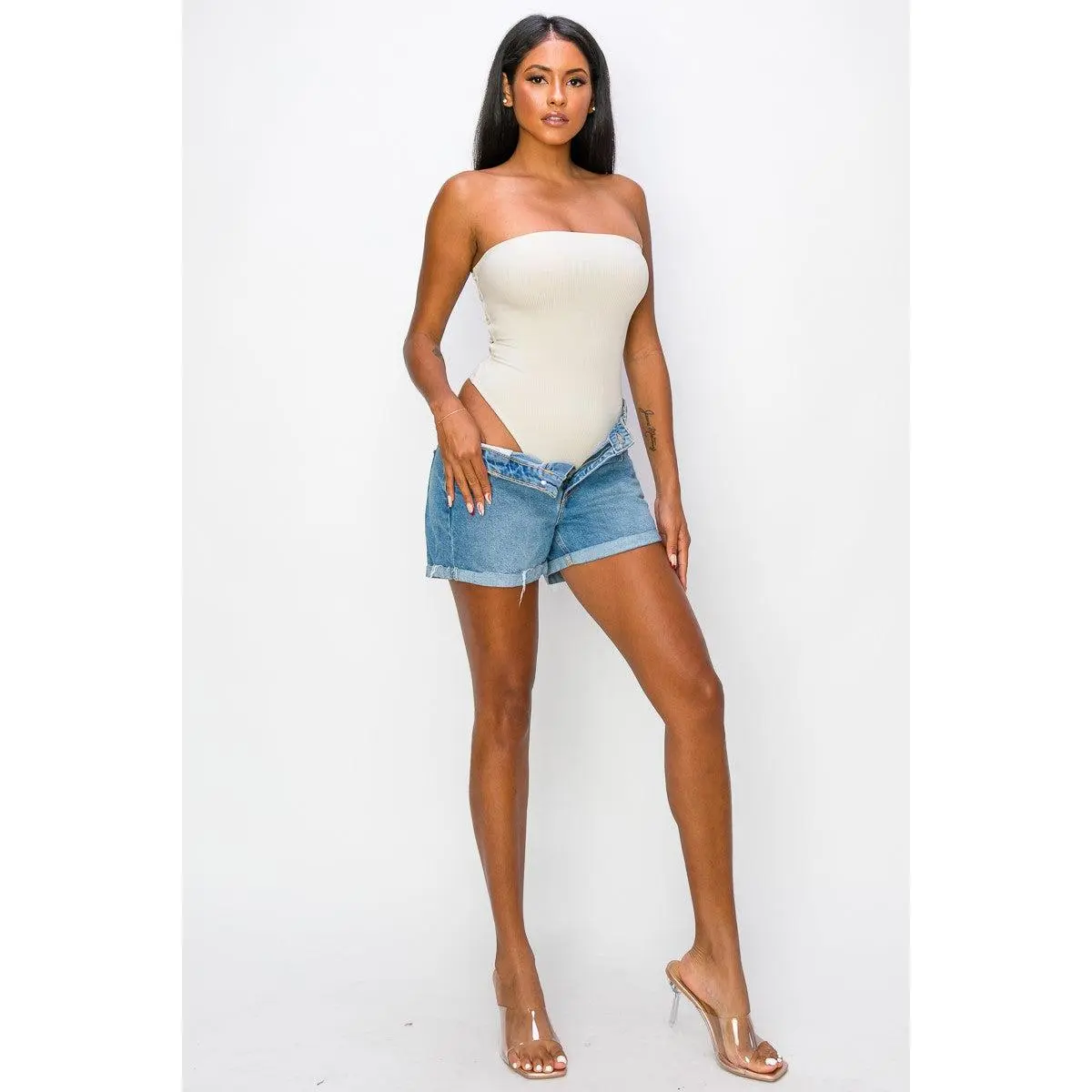 Sculpt Tube Thong Bodysuit