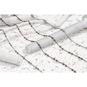 0.7mm Petite Satellite Curb Chain - Made of Brass - Sold by the Foot - Ch-886