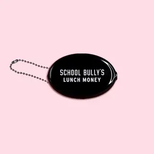 School Bully's Lunch Money Rubber Coin Pouch