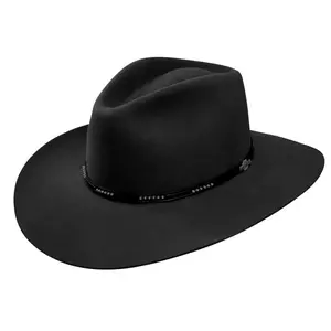 STETSON LLANO 4X WOOL FELT BLACK