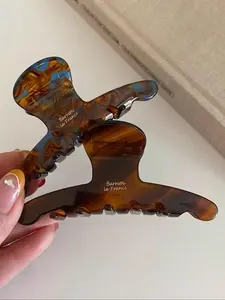 Vintage Style Hair Claw, 1 Count Elegant Hair Accessories for Women & Girls, Minimalist Headwear Suitable for Thick Hair, Fashion Hair Accessories for Party, Daily Clothing Decor