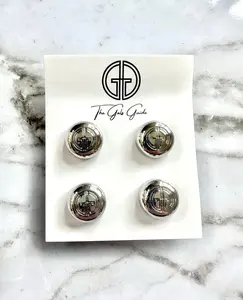 Silver Handbag Heels - Hardware Feet for your Purse