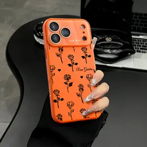 Elegant Rose Art Design iPhone Case High Quality Protective Case for iPhone 17 Pro Max 16 Pro Max 15 Pro 14 13 12 11 Series Ultra Slim Shockproof Lightweight Durable with Premium Colors