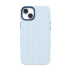 Casely iPhone 13 Case | Marina Lines | Tiny Pinstripe | Bold Protective Design | Compatible with MagSafe