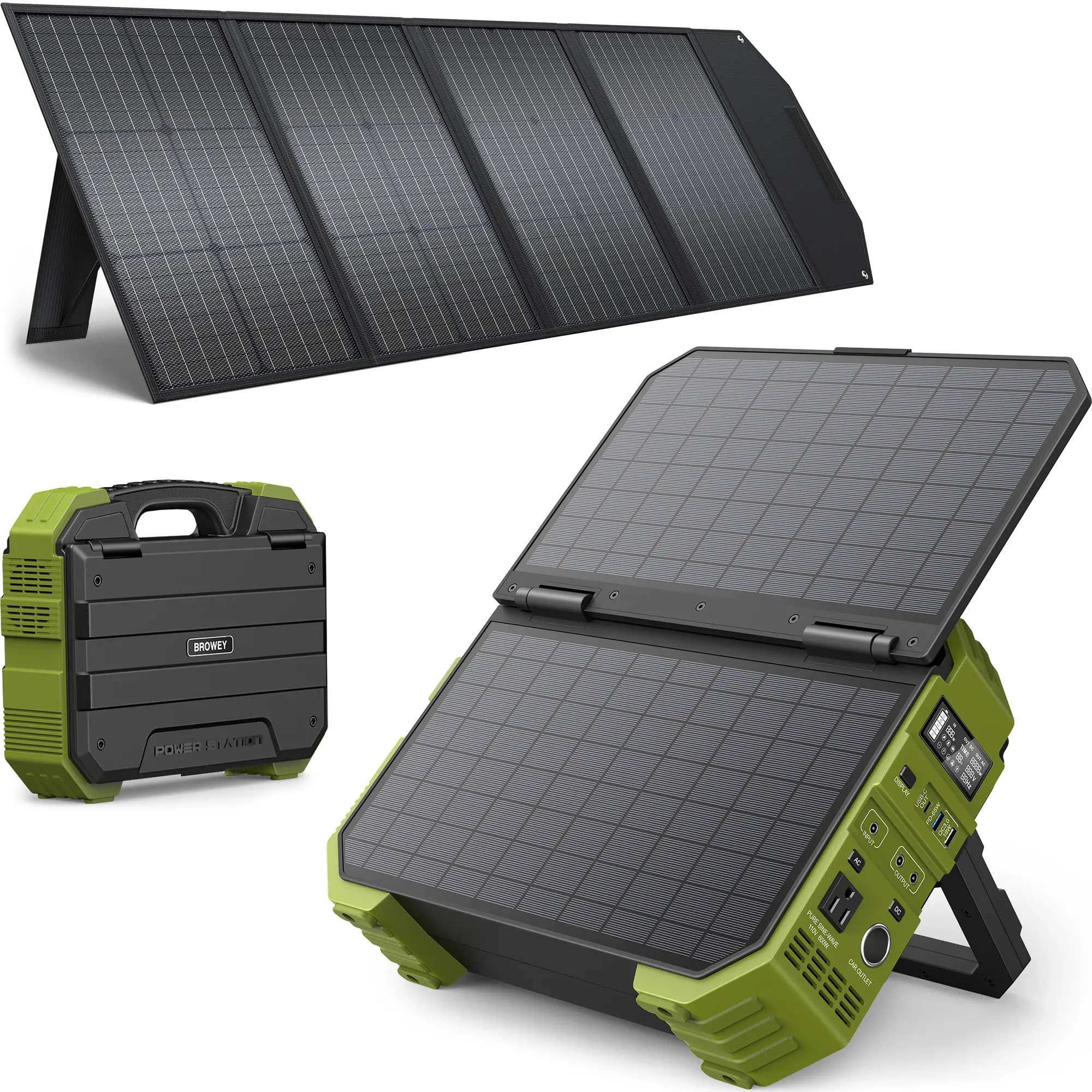 Green+120W Solar Panel