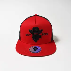 De Rancho Red Black Hat DR145