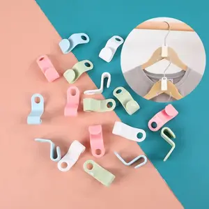 Closet Space-Saving Hanger Connector Hooks, 100PCS, Home Organiser for Closet Organization and Storage