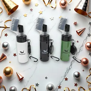 UniCaddie Press Type Golf Club Cleaning Brush – Leak-Proof 4oz Water Bottle & Clip for On-the-Go Clean! 🏌️‍♂️💧✨ accessory gift Enthusiast ball sport