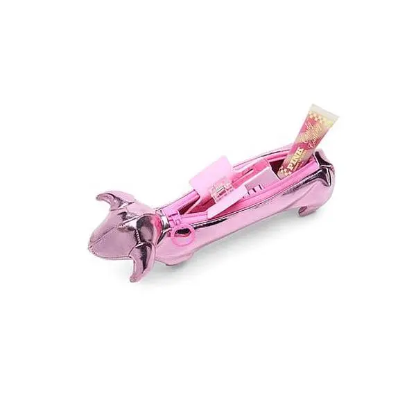 PINK Dog Makeup Brush Bag