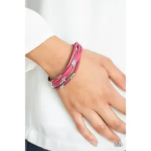 Modern Magnetism ♥ Pink Bracelet ♥ Paparazzi Accessories